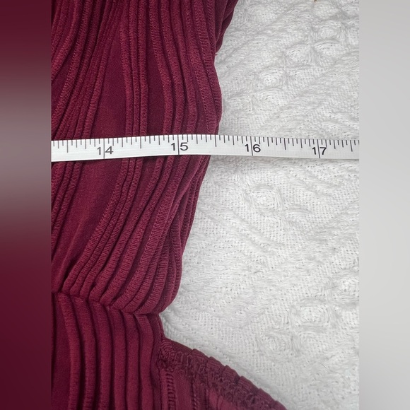 Petal + Pup Micki One Shoulder Midi Dress in Burgundy, size S, BNWT, Love Island - Picture 11 of 13